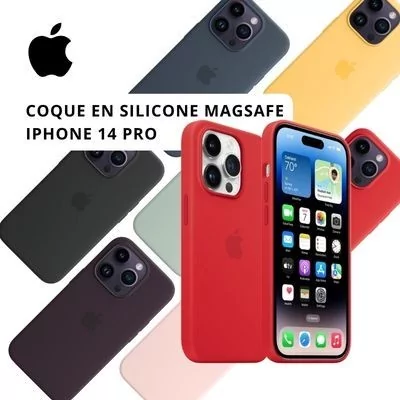 Coque en silicone magsafe iphone 14 pro - pro.allintech.fr - couleurs