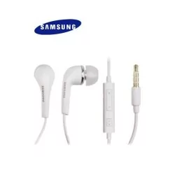 Ecouteurs Samsung EHS64 Intra-Auriculaires avec Microphone intégré - Jack 3,5 mm - blanc - allintech.fr