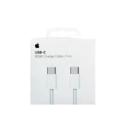 CABLE 60w USB-C VERS USB-C - ORIGINAL APPLE - allintech.fr - blanc