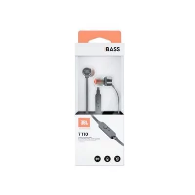 Ecouteurs - Kit Main libre - Jack 3,5mm - JBL T110 - noir