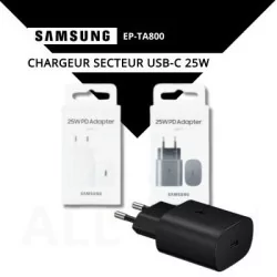 Chargeur secteur USB-C - 25W - SAMSUNG EP-TA800 pro.allintech.fr noir et blanc