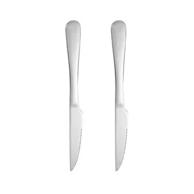 COUTEAU A STEAK INOX X2 - G118051 - GOURMET TABLEWARE - pro.allintech.fr